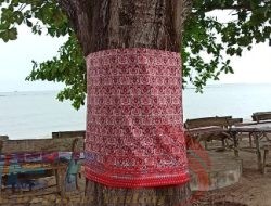 Baru Dipasang Sepekan, Kain Cual di Pantai Pasir Padi Hilang, Ini Sikap Dinas Pariwisata