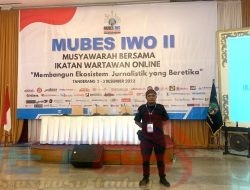 Mubes II IWO Mengusung Tema “Membangun Ekosistem Jurnalistik Yang Beretika”