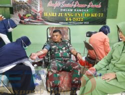 HUT Ke-77 Hari Juang TNI AD dan HUT Ke-74 Kodam V/Brawijaya, Kodim 0826/Pamekasan Gelar Bhakti Sosial