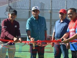 Lapangan Tenis di Lapas Narkotika Kelas IIA Yogyakarta Diresmikan Langsung Wamenkumham