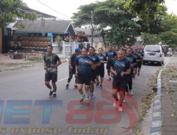 Prajurit Kodim 0826/Pamekasan Rutin Tingkatkan Kebugaran Tubuh dan Stamina Fisik