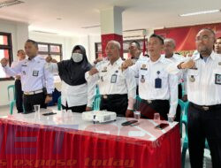 Awali Tahun 2023, Lapas Narkotika Kelas IIA Pamekasan  Ikuti Apel Bersama Menteri Hukum dan HAM