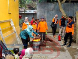 Tim PKK Kel Jungcangcang Bersama Tim FRPB Lakukan Pelatihan dan Simulasi Penanggulangan Bencana