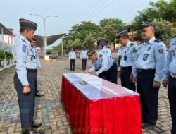 Lapas Narkotika Kelas IIA Pamekasan  Laksanakan Penandatanganan Komitmen Bersama Pembangunan ZI Tahun 2023