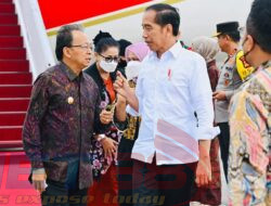 Tiba di Bali, Presiden Resmikan Pasar Seni Sukawati