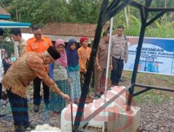 Bupati Bondowoso Resmikan Sumur Bor di Desa Purnama Kec. Tegal Ampel