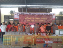 Polres Sampang Menjaring 22 Tersangka Dalam PEKAT Semeru 2023