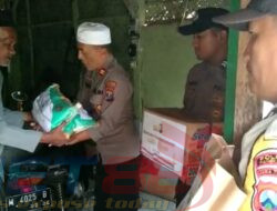 Bhakti Sosial di Bulan Ramadhan, Polsek Larangan Berikan Sembako