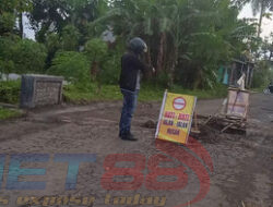 Proyek Dekker Diruas Jalan Karang Anyar – Locare TA 2022, Seumur Jagung Sudah Ambrol “Diduga Gagal Kontruksi”