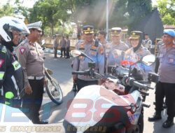 Inginkan Kamtibmas Aman Jelang Bulan Ramadhan, Kapolres Sampang Cek Ranmor Dinas Polri