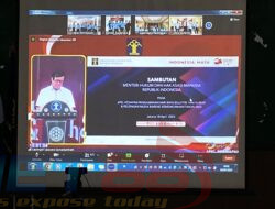 Secara Virtual , Lapas Pamekasan Laksanakan Apel Kesiapan Mudik Bareng Kemenkumham Tahun 2023
