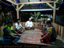 Jaga Wilayah Agar Tetap Kondusif, Kapolsek Larangan Laksanakan Giat Kontrol Siskamling