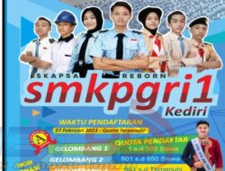 SMK PGRI 1 Kota Kediri Usung Tema Skapsa Reborn Dalam PPDB Tahun Ajaran 2023/2024