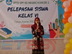 Gelar Acara Pelepasan Siswa Kelas 6 di UPTD SPF SDN Koncer 2 Berlangsung Meriah