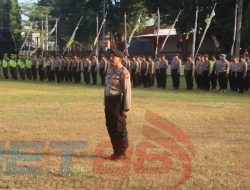 Polres Bondowoso gelar apel kesiapan Pengamanan Pengesahan warga baru PSHT wilayah Bondowoso