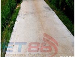 Kades Berjanji Memperbaiki, Jalan Rabat Beton di Desa Paopale Daya Sampang