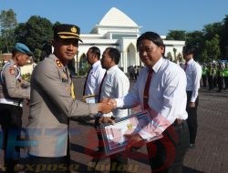 Wujud Rasa Terimakasih, Kapolres Pasuruan Berikan Penghargaan Kepada Personil Satreskrim Polres Pasuruan Kota