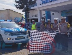 Sambut Hari Lalu Lintas Bhayangkara ke 68, Satlantas Bondowoso Sumbang Tandon dan Dropping Air Bersih