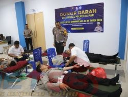 Momen Hari Lalu Lintas, Kompol Asfauri Gelar Aksi Donor Darah