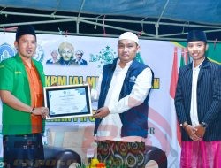 KPM Posko 7 Datangkan  Rektor Dan Wakil Rektor 3 IAIMU Di Penutupan Pelantikan di Desa Pangurayan