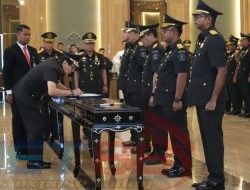 Yasonna Promosi dan Mutasi 120 Pimti Pratama di Kemenkumham