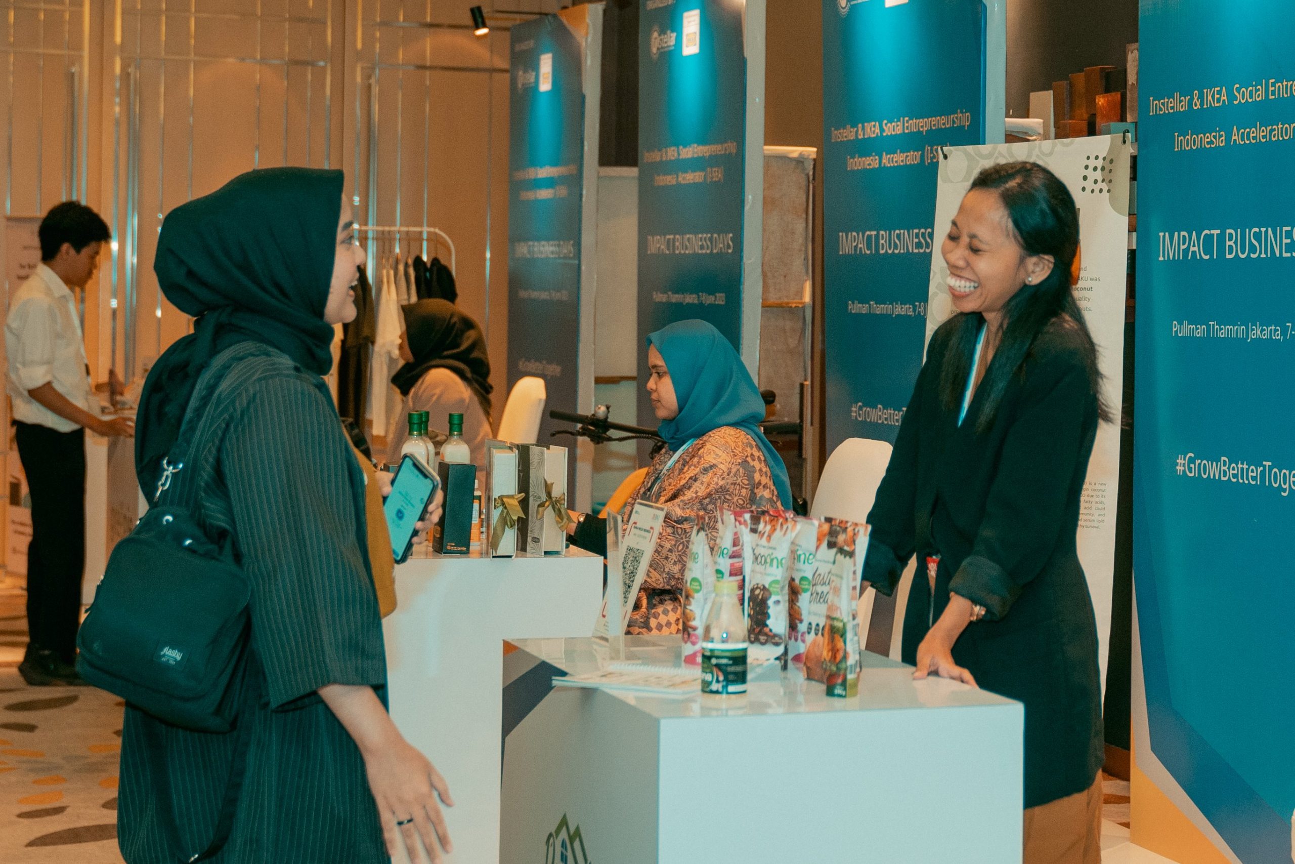 Suasana di I-SEA Impact Business Days 2023