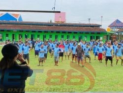 Tingkatkan Imun, WBP Lapas Pamekasan Laksanakan Senam Pagi