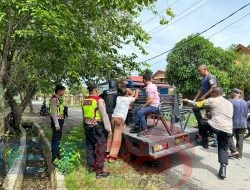 Personil Patroli Sat Samapta Polres Langsa berhasil amankan dan mengevakuasi ODGJ yang sedang mengamuk