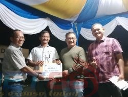 Kades Sinabang Tutup Secara Resmi Turnamen Domino Tahun 2023