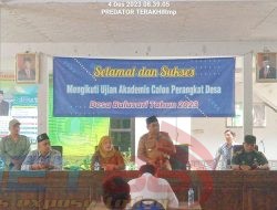 12 Peserta Calon Perangkat Desa Bulusari Bersaing Menjalani Ujian Akademik