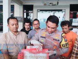 Polres Bangkalan Berhasil Sita 1 Kilogram Sabu dari Seorang Kurir Bermudos Paket Topi