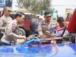 Jelang Libur NATARU, Polres Pasuruan Cek Kendaraan Wisata di Bromo