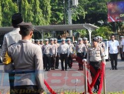 Wujudkan Nataru Kondusif, Polres Pasuruan Melaksanakan Apel Gelar Pasukan Operasi Kepolisian Terpusat Lilin 2023