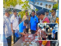 Deteksi Dini, Polres Sampang Lakukan Tes Urine Kepada Sopir Bus Jelang Nataru