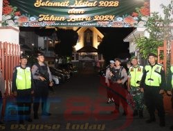 Pastikan Nataru Aman, Kapolres Pasuruan Cek Pengamanan Gereja