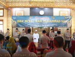 Kapolres Pamekasan Gelar Isra’ Mi’raj Nabi Muhammad SAW dan Santuni Anak Yatim