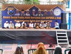 Sambut Ramadhan Polda Jatim Gandeng LSM Gapura dan Ulama Gelar Istighosah di Pamekasan