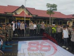Kapolres Sampang Pimpin Apel Persiapan Pengamanan Parade Daol Sampang 2024