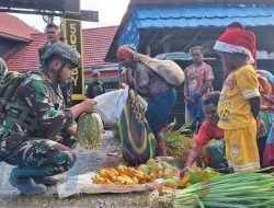 Belum Sampai Pasar, Hasil Tani Diborong Habis oleh Bapak TNI