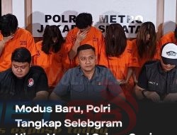 Hisap Vape Isi Cairan Ganja Selebgram CC cs Diamankan Polres Metro Jaksel