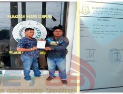 Komando HAM Resmi Laporkan PJ Kades Ombul ke Kejari Sampang