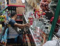 Ciptakan Harkamtibmas, Polres Pasuruan Melaksanakan Operasi Miras