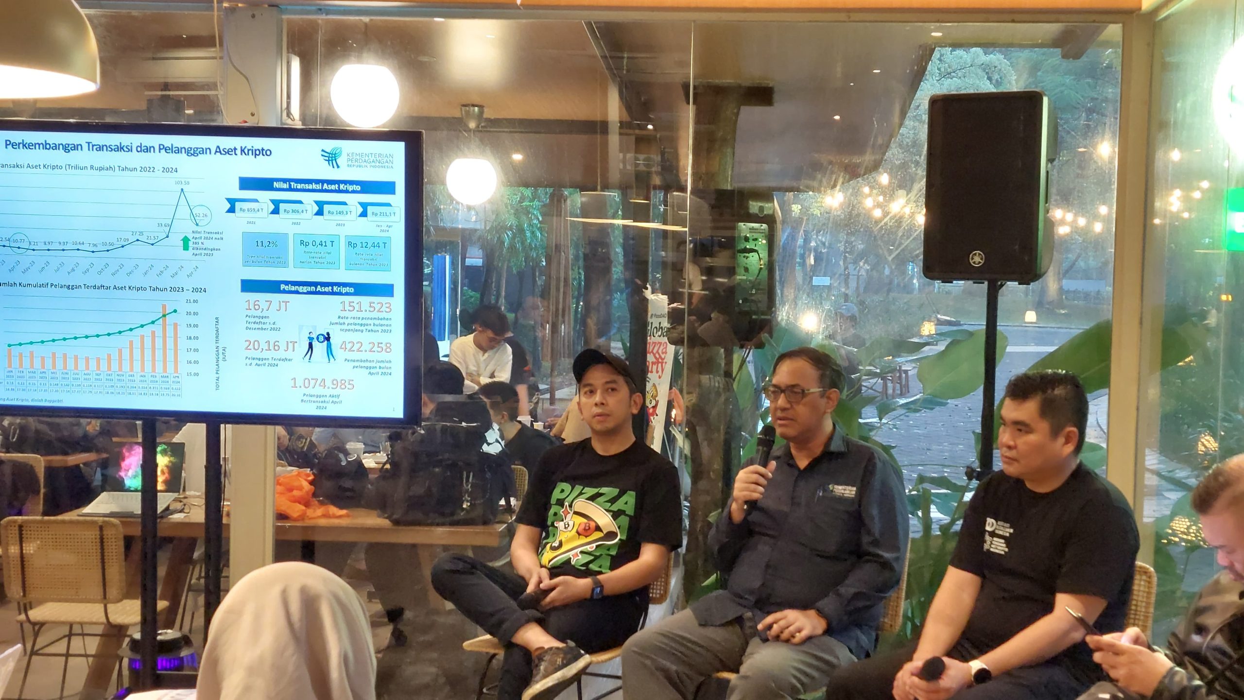 Tokocrypto gelar Global Pizza Party x Bulan Literasi Kripto di Jakarta pada 22 Mei 2024. Sumber: Tokocrypto