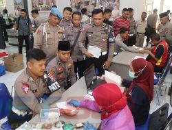 Hari Bhayangkari Ke-78, Polres Pasuruan Gelar Bhakti Sosial Donor Darah