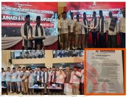 “SAH” Rekom Partai Gerindra untuk H. Slamet Junaidi dan RA Mahfudz SALAM Dua Periode