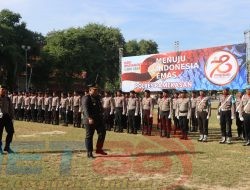 Upacara Hari Bhayangkara Ke-78, Polres Pamekasan Komitmen Untuk Terus Meningkatkan Pelayanan Dan Pengabdian Kepada Masyarakat