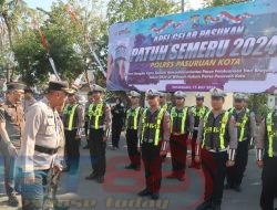 Turunkan Angka Pelanggaran Lalu-Lintas Polres Pasuruan Kota Gelar Operasi Patuh Semeru Tahun 2024