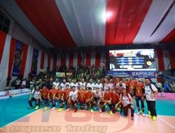 Bermain Sempurna Tim Voli Putra dan Putri Polda Jatim Juara Zona 4 Kapolri Cup 2024