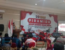 POLRES Sumenep Ngopi Bareng Dengan Insan Pers Jelang Pemilukada Serentak 2024