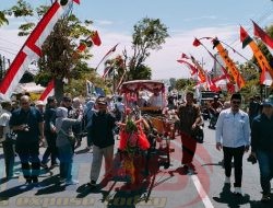 Gelar Deklarasi Menangkan ”NIAT”, Paslon Nanik – Suyat Diantar Ratusan Massa Daftar ke KPU  Magetan